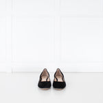 Nicholas Kirkwood Black Suede Faux Pearl Heeled Shoes