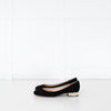 Nicholas Kirkwood Black Suede Faux Pearl Heeled Shoes