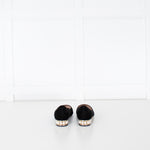 Nicholas Kirkwood Black Suede Faux Pearl Heeled Shoes