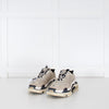 Balenciaga Beige Black Triple S Trainers