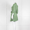 Twinset Sage Green Linen Utility Dress