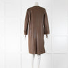 Weekend Max Mara Brown Gioire Leather Coat