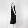 Max Mara Beachwear Black Tiered Sleeveless Dress