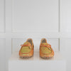 Tods Orange And Green Loafer
