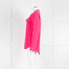 EQUIPMENT Pink L/S  Silk Top With Buttons