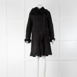 Joseph Anais Toscanna Black Shearling Coat