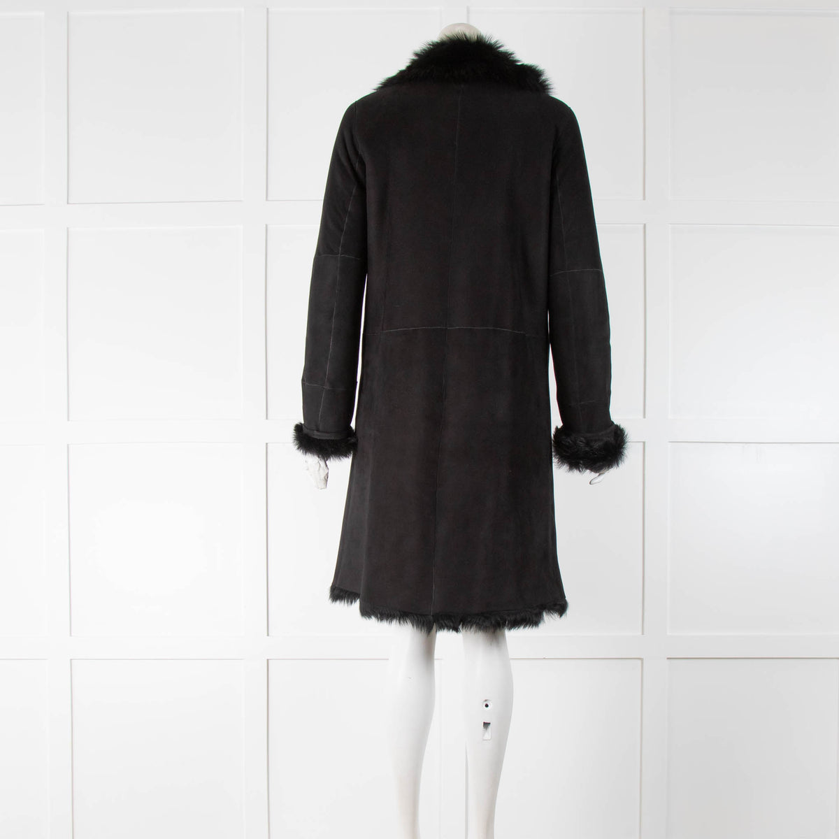 Joseph Anais Toscanna Black Shearling Coat