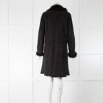 Joseph Anais Toscanna Black Shearling Coat