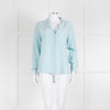 EQUIPMENT Turquoise Blouse With Buttons