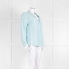 EQUIPMENT Turquoise Blouse With Buttons