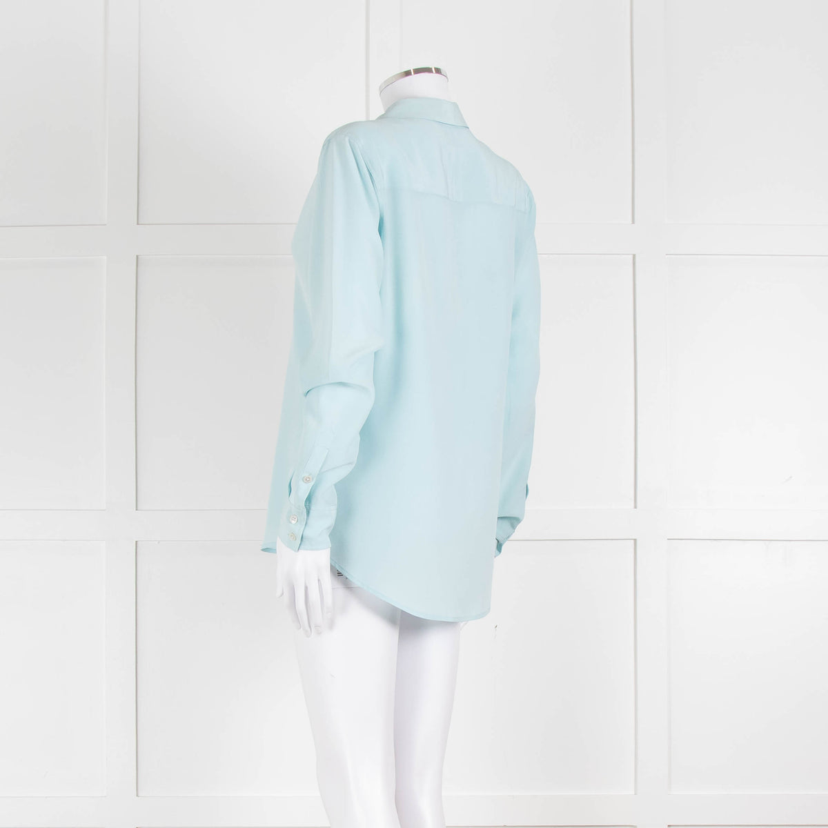 EQUIPMENT Turquoise Blouse With Buttons