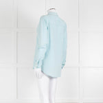 EQUIPMENT Turquoise Blouse With Buttons