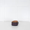 Missoni Black Purple Zig Zag Leather Trim Wide Belt