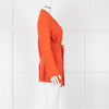 Theory Orange Fluid Blazer With Tie Belt