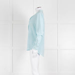 EQUIPMENT Turquoise Blouse With Buttons