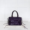 Rebecca Minkoff Purple Leather Mab Bag