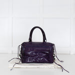 Rebecca Minkoff Purple Leather Mab Bag