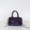 Rebecca Minkoff Purple Leather Mab Bag