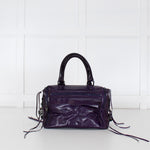 Rebecca Minkoff Purple Leather Mab Bag