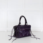 Rebecca Minkoff Purple Leather Mab Bag