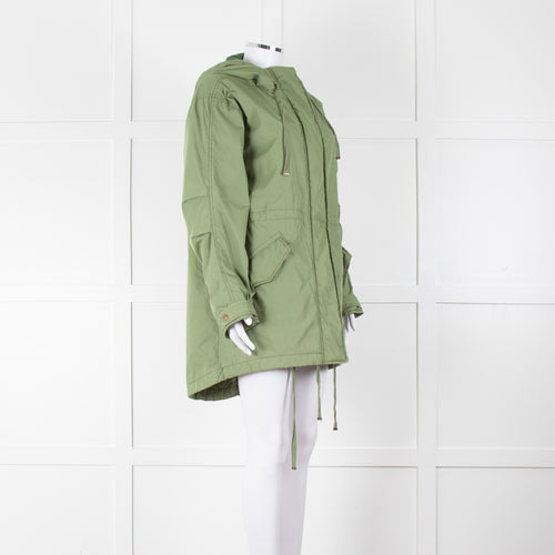 Velvet by Graham & Spencer Green Short Parka