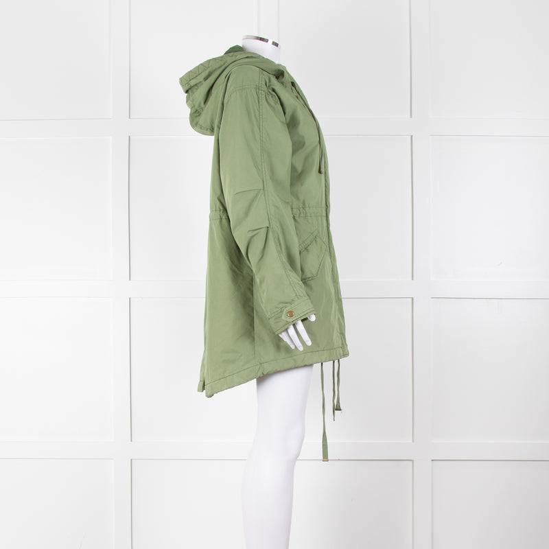 Velvet by Graham & Spencer Green Short Parka