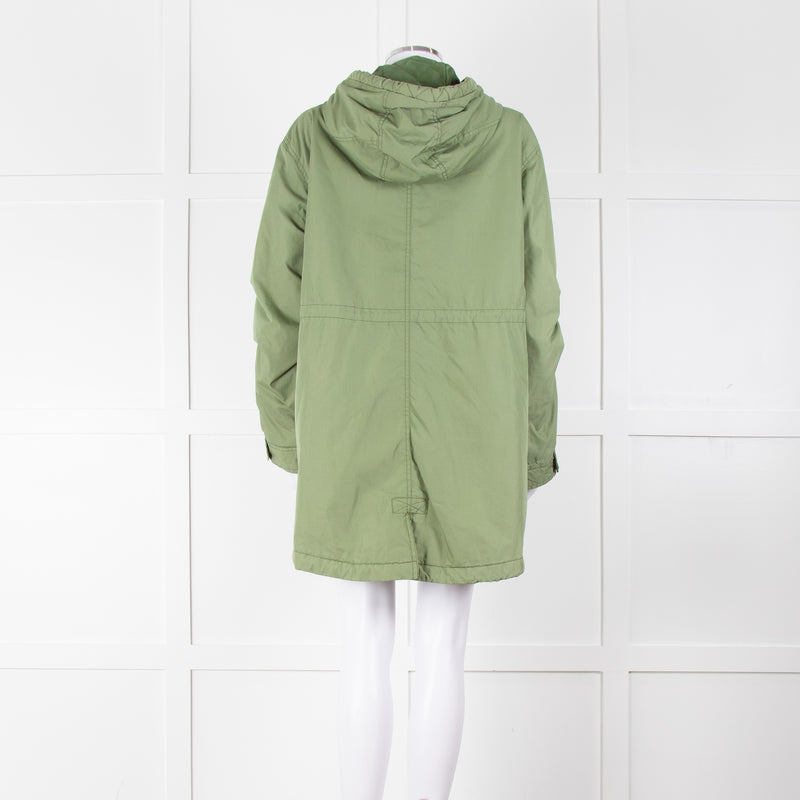 Velvet by Graham & Spencer Green Short Parka