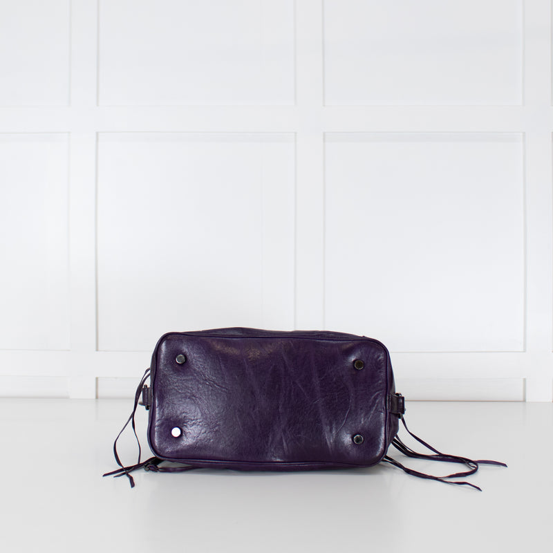 Rebecca Minkoff Purple Leather Mab Bag