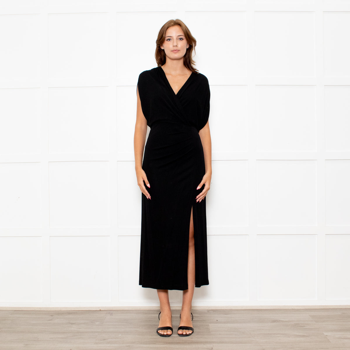 Diane Von Furstenberg Black Jersey Williams Dress