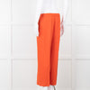 Theory Orange Fluid Wide Leg Trousers