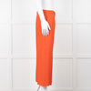 Theory Orange Fluid Wide Leg Trousers