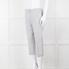 Theory White Checked Tailored Trousers