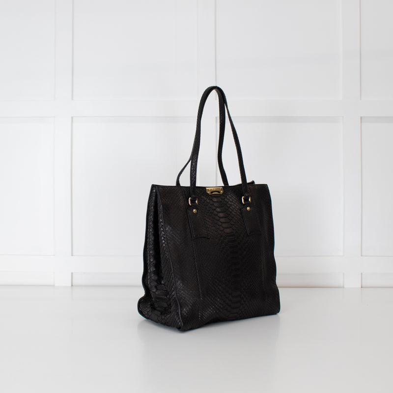 Burberry Black Python Tote