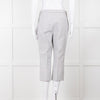 Theory White Checked Tailored Trousers