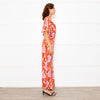 Diane von Furstenberg Red and Pink Floral Zetna Jersey Dress