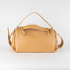 NEOUS Scorpius Beige Leather Carryall Tote
