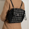 Chanel Grey Tweed Coco Backpack