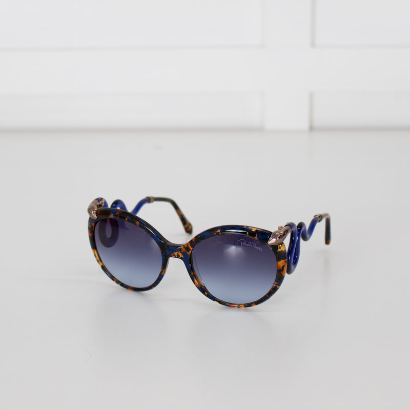 Roberto Cavalli Brown Castellina Sunglasses
