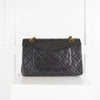 Chanel Black Lambskin Medium Classic Flap Bag