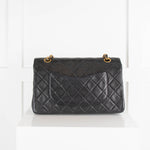 Chanel Black Lambskin Medium Classic Flap Bag