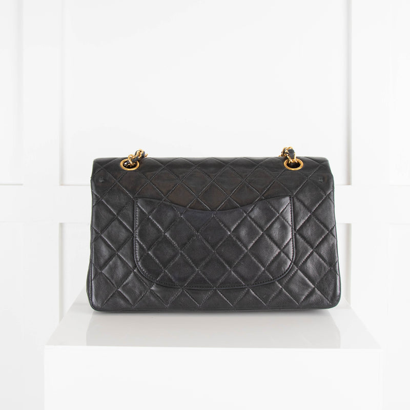 Chanel Black Lambskin Medium Classic Flap Bag