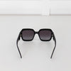 Prada Black Acetate Oversized Square Sunglasses