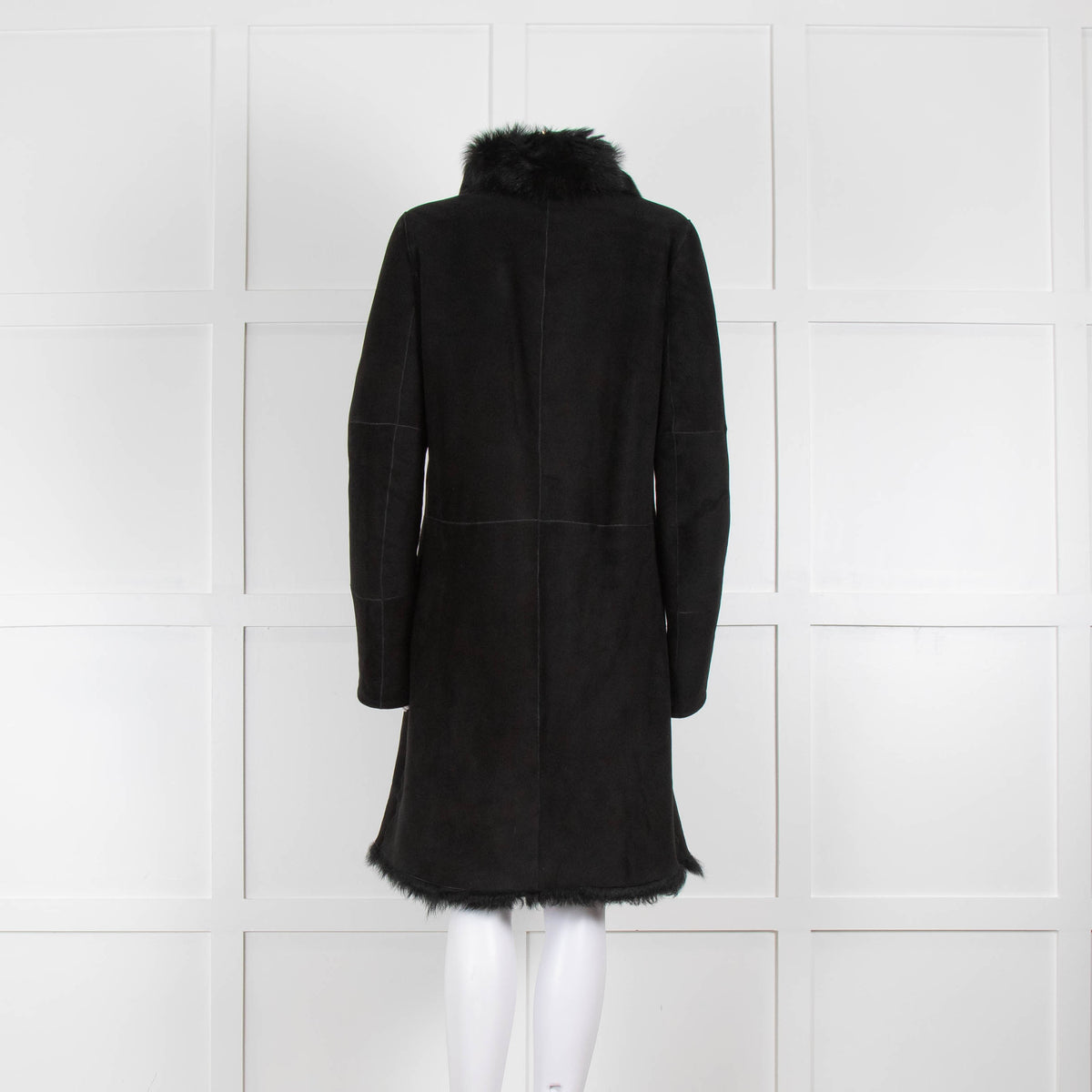 Joseph Black Classic  Shearling Coat