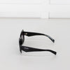Prada Black Acetate Oversized Square Sunglasses