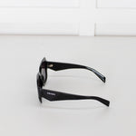 Prada Black Acetate Oversized Square Sunglasses
