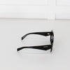Prada Black Acetate Oversized Square Sunglasses