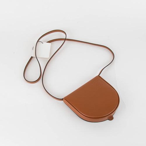 Loewe Brown Heel Mini Crossbody Pouch