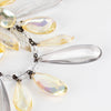 Prada Yellow Clear Resin Chandelier Necklace