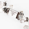 Prada Yellow Clear Resin Chandelier Necklace