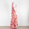 Anne Louise Boutique Pink Floral Backless Maxi Dress